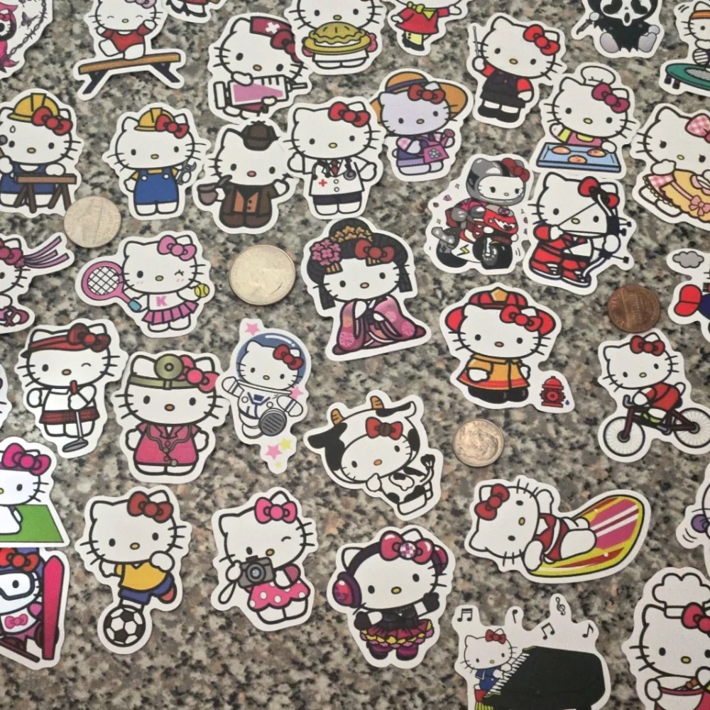 🍒🍒 Hello Kitty Stickers (10 Random)